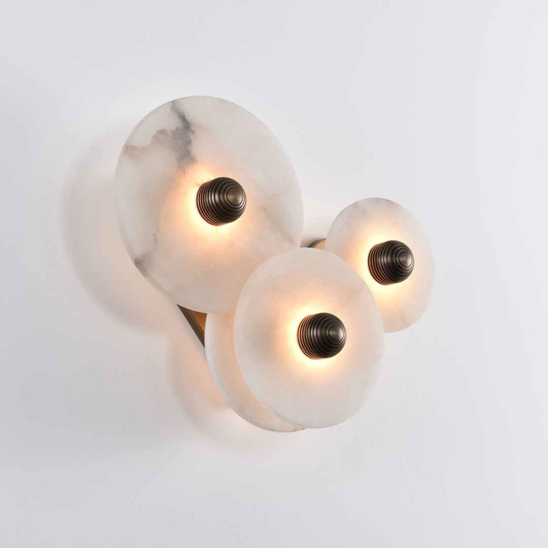 Yesca Alabaster Wall Lamp - 3 lamps - Style A