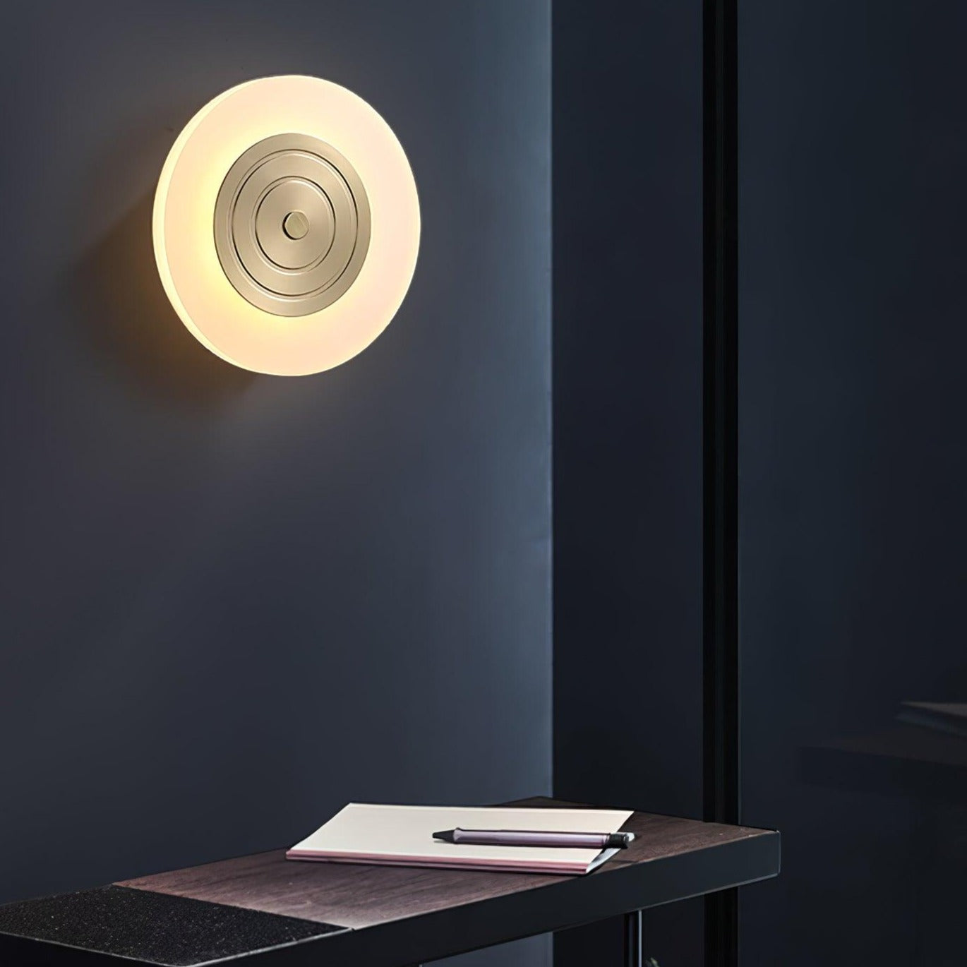 River Round Wall Sconce