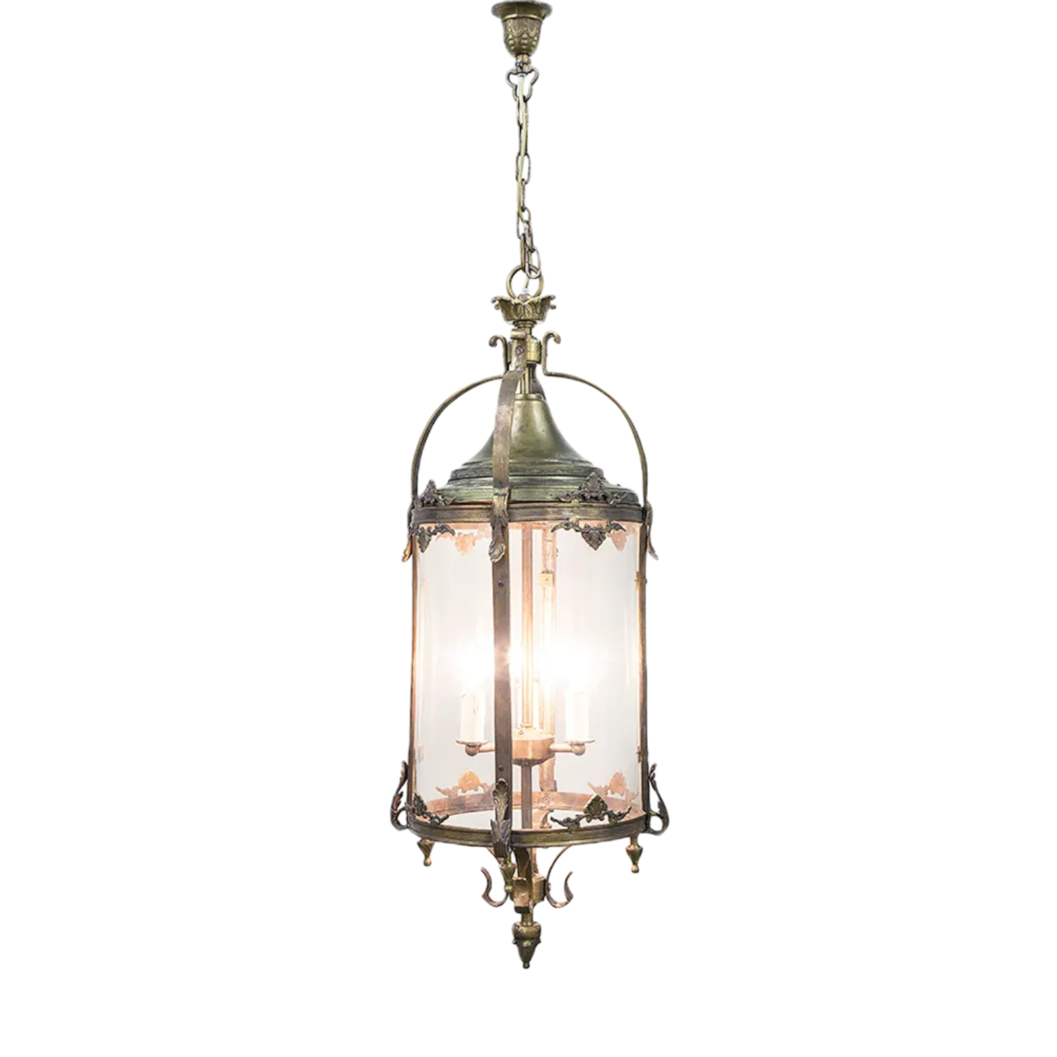 Rubens Ceiling Pendant Brass ELD39