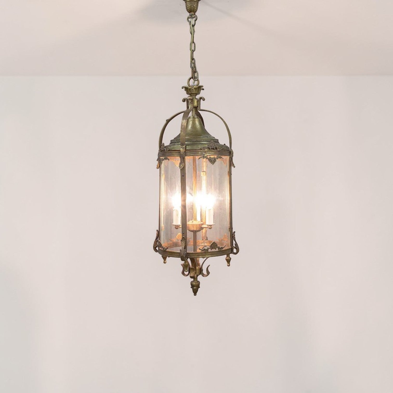 Rubens Ceiling Pendant Brass ELD39