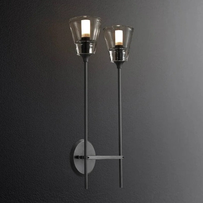 Hailey Twin Column Wall Lamp