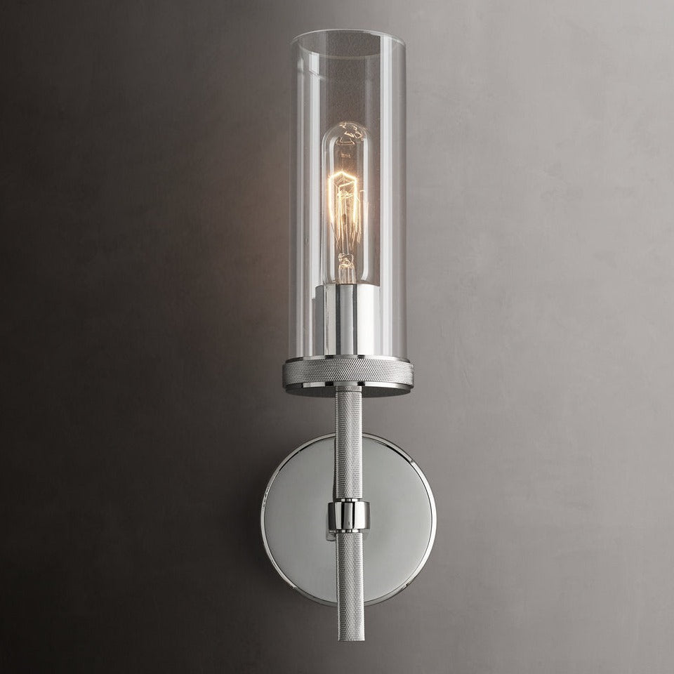 Achmore Nickel Wall Lamp (H370mm)
