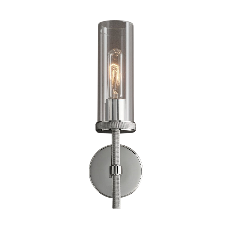 Achmore Nickel Wall Lamp (H370mm)