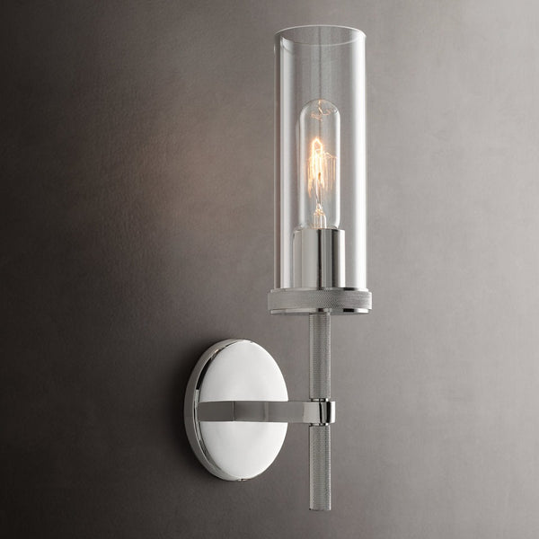 Achmore Nickel Wall Lamp (H370mm)
