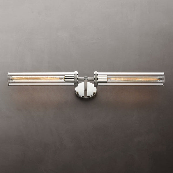Achmore Twin Nickel Wall Lamp (H775mm)