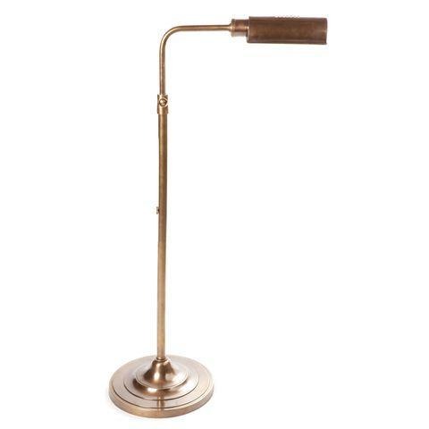 Brooklyn Floor Lamp Antique Brass