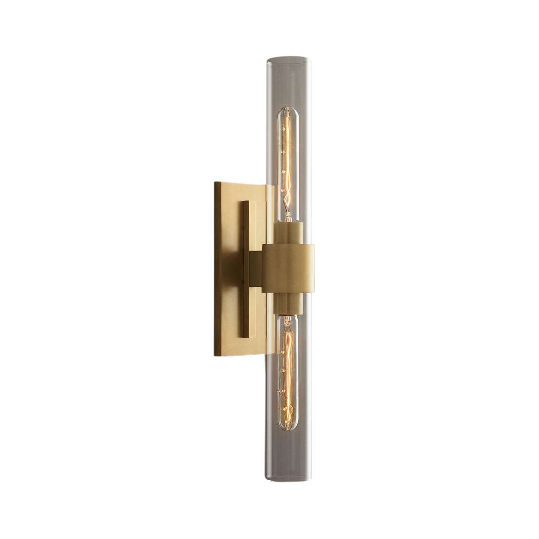 Dumfries Twin Brass Wall Lamp