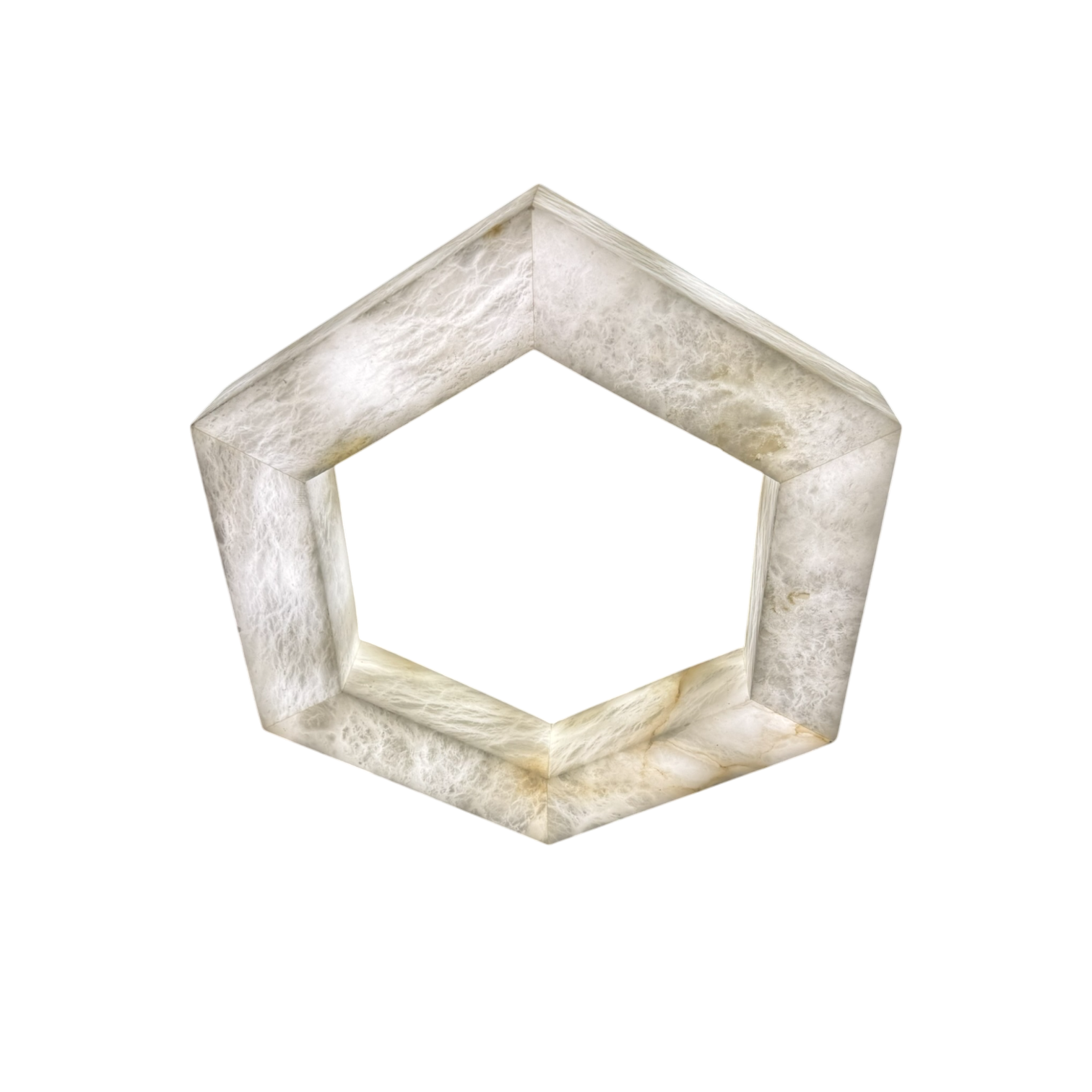 Neves Alabaster Hexagonal Chandelier