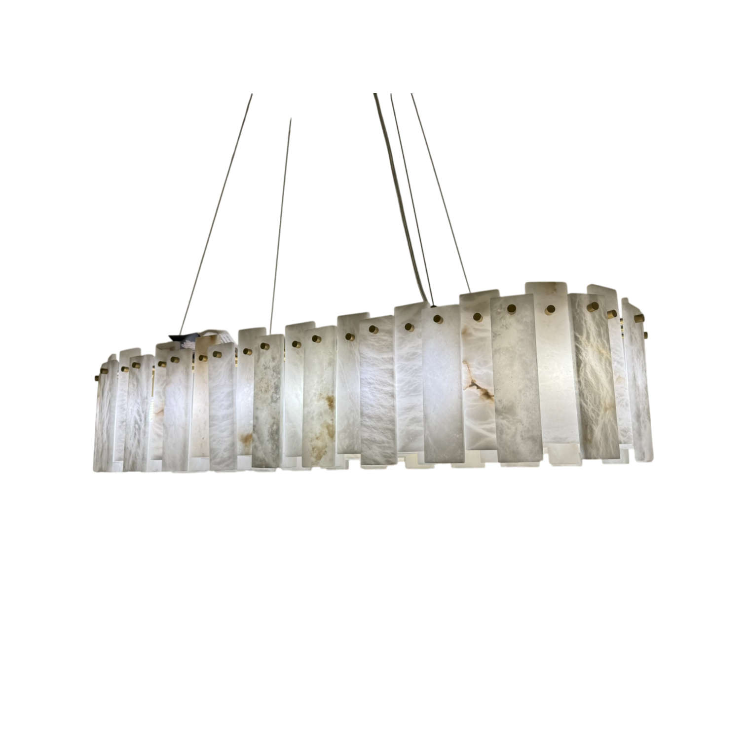 Mara Alabaster Chandelier - Oval