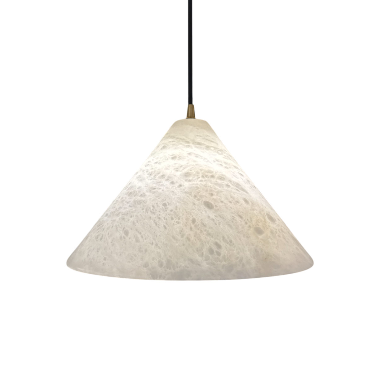 Evora Cone Alabaster Pendant Lamp
