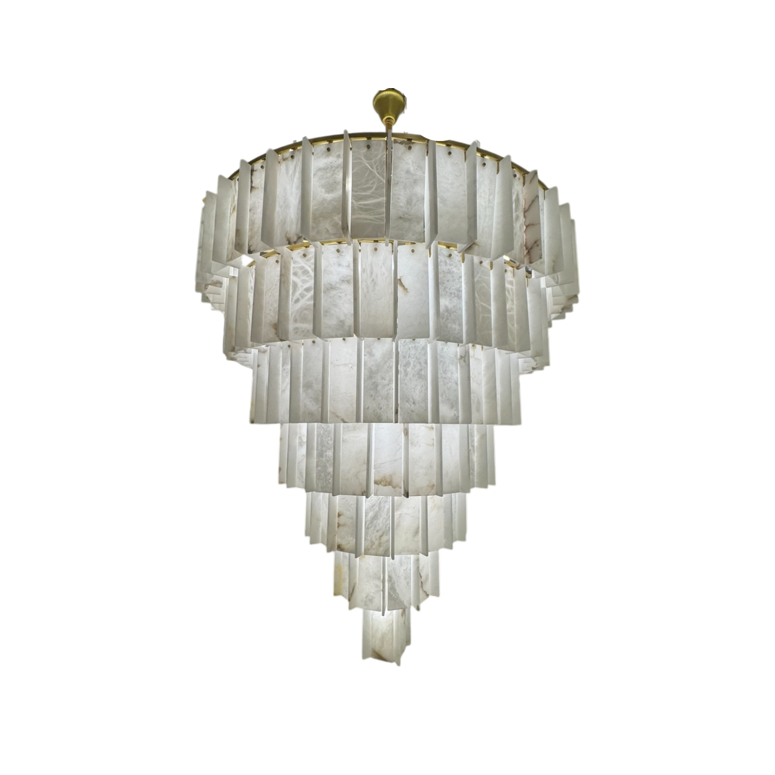 Pedrina Alabaster Extra Large Centrepiece Hero Chandelier