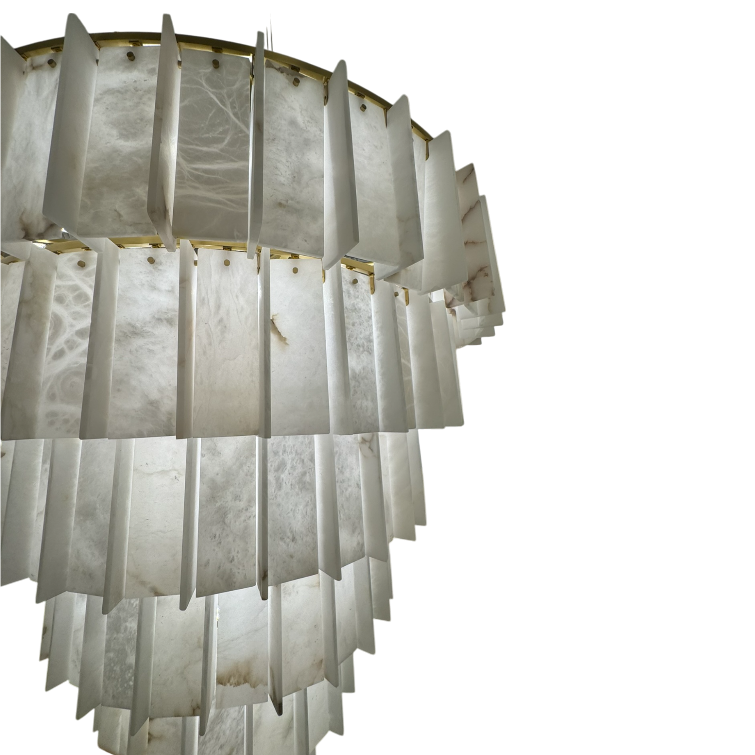 Pedrina Alabaster Extra Large Centrepiece Hero Chandelier
