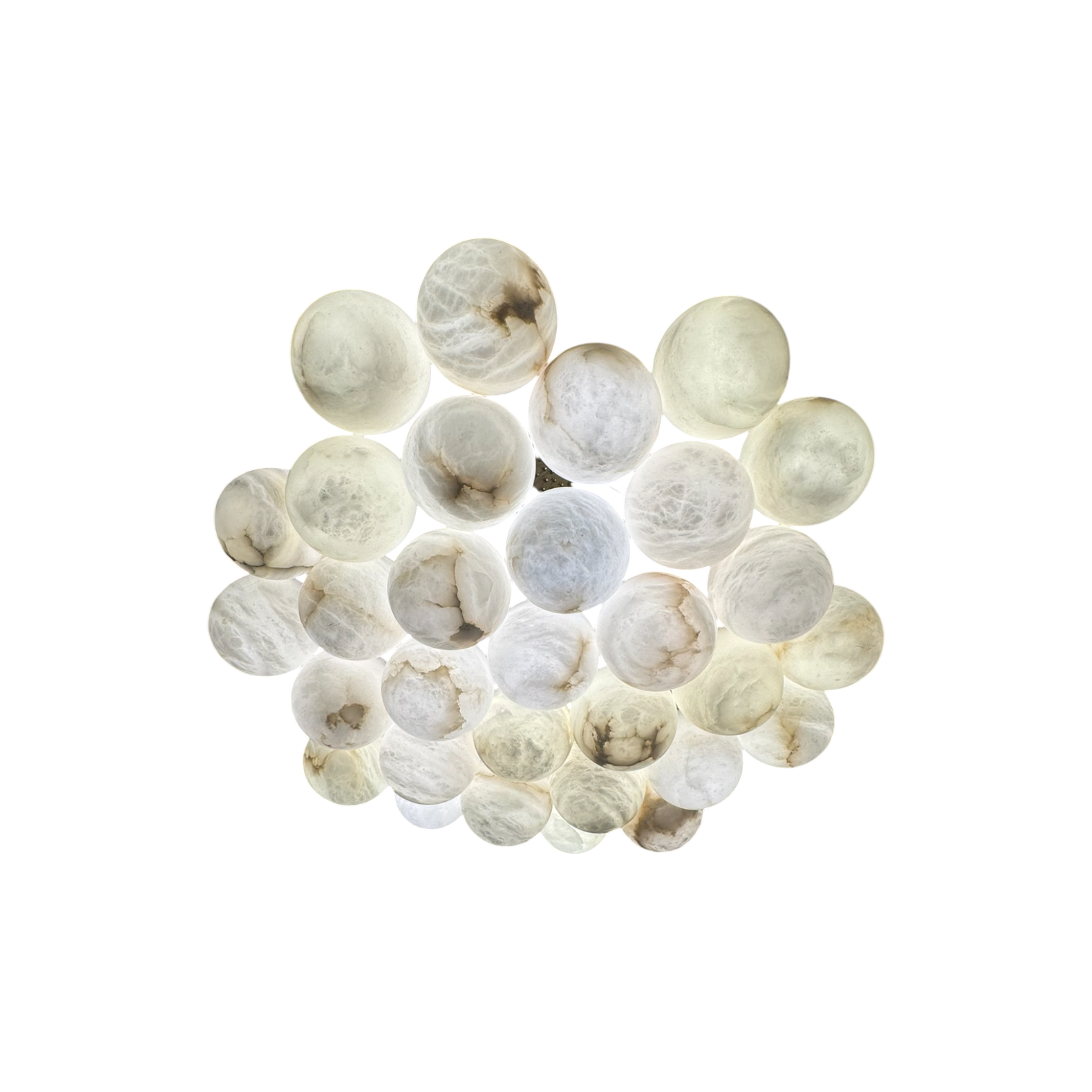 Leona Alabaster 19-shade Orb Chandelier
