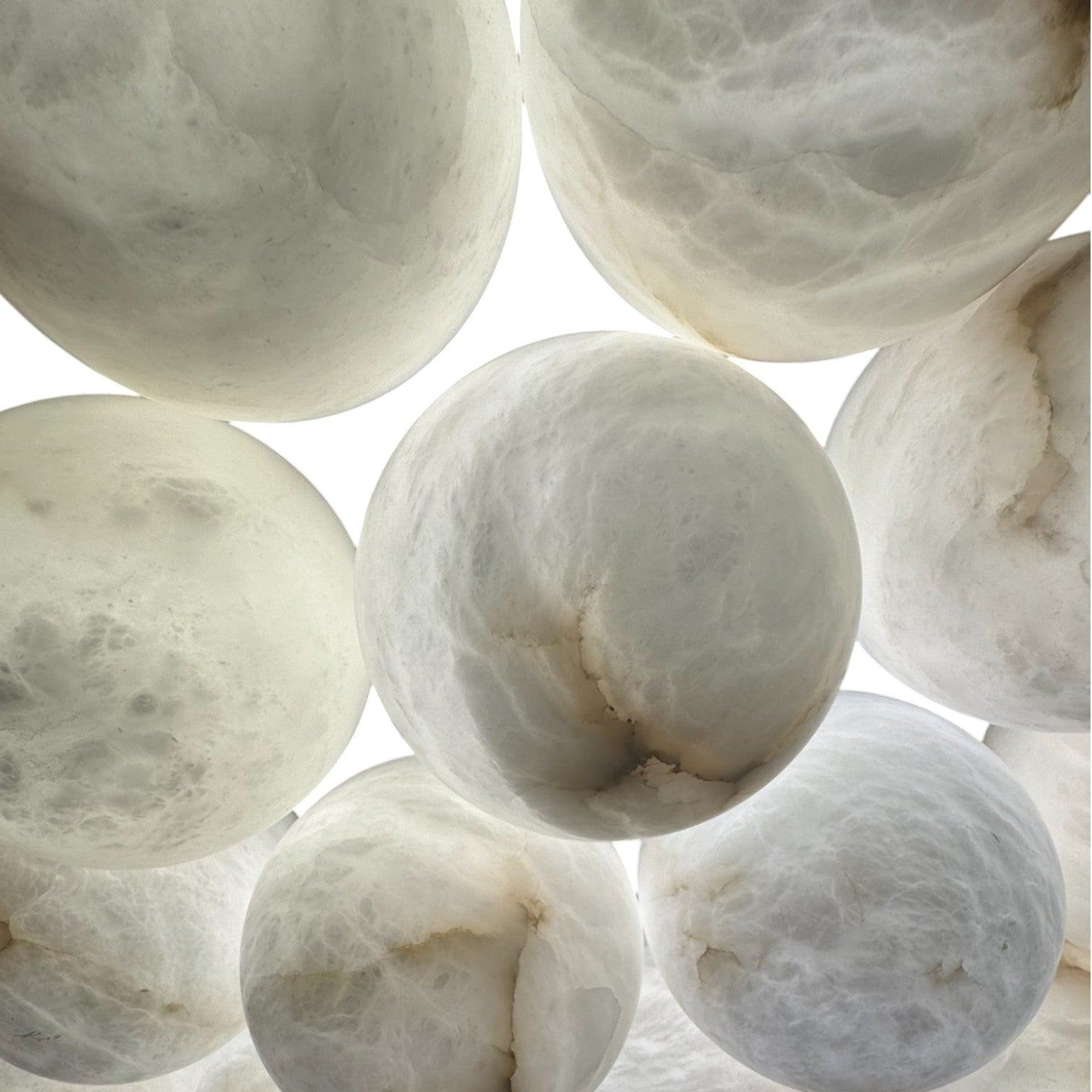 Leona Alabaster 19-shade Orb Chandelier