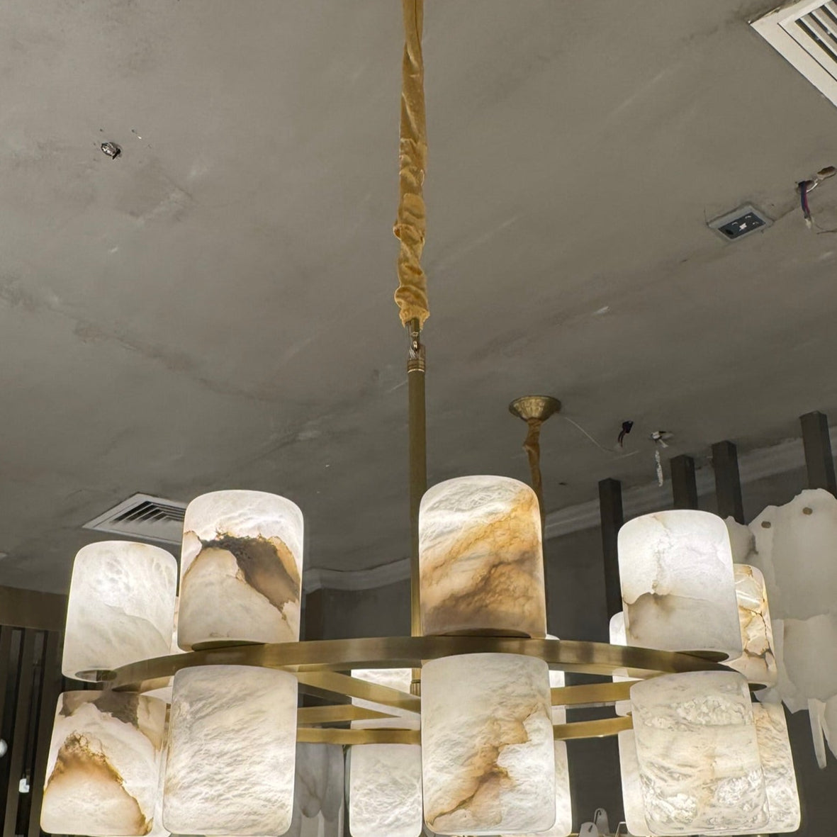 Luzia Alabaster Chandelier - Round