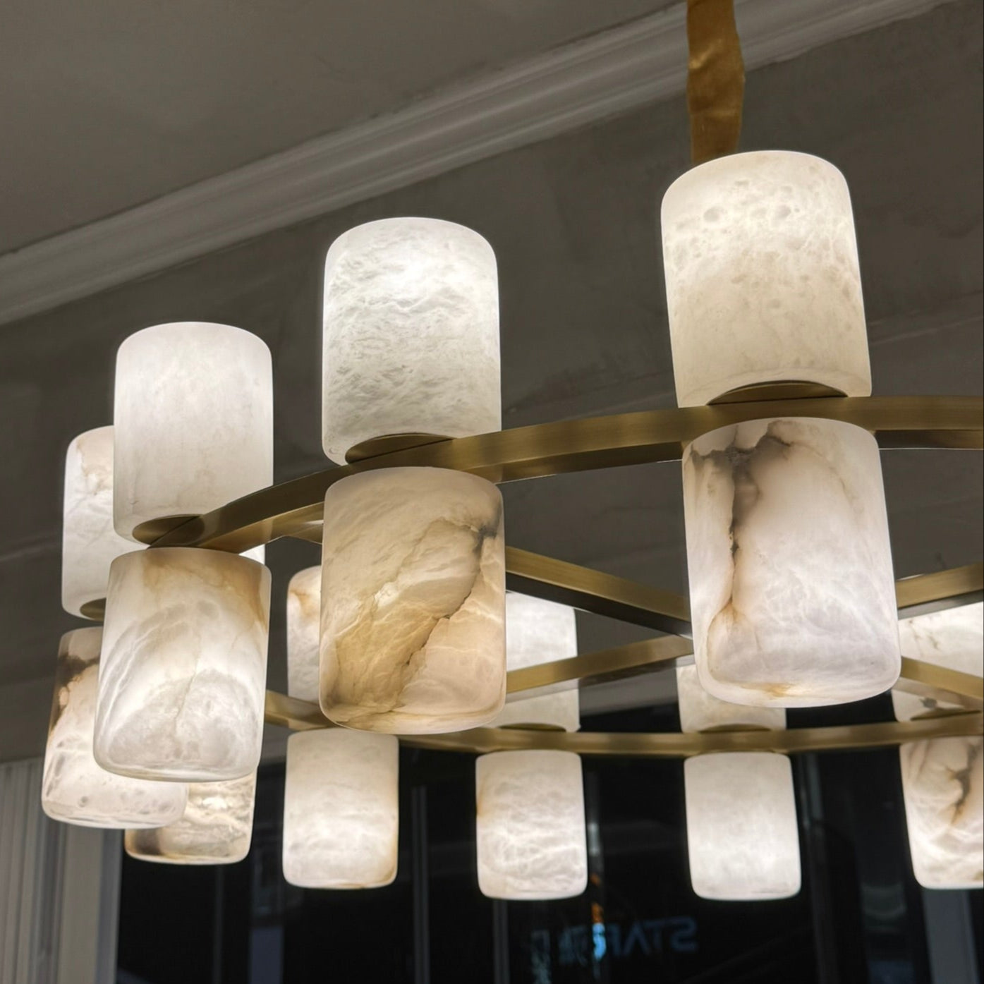 Luzia Alabaster Chandelier - Round