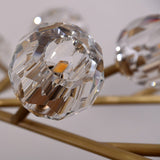Balle Be Crystal Round Chandelier 48" glass view
