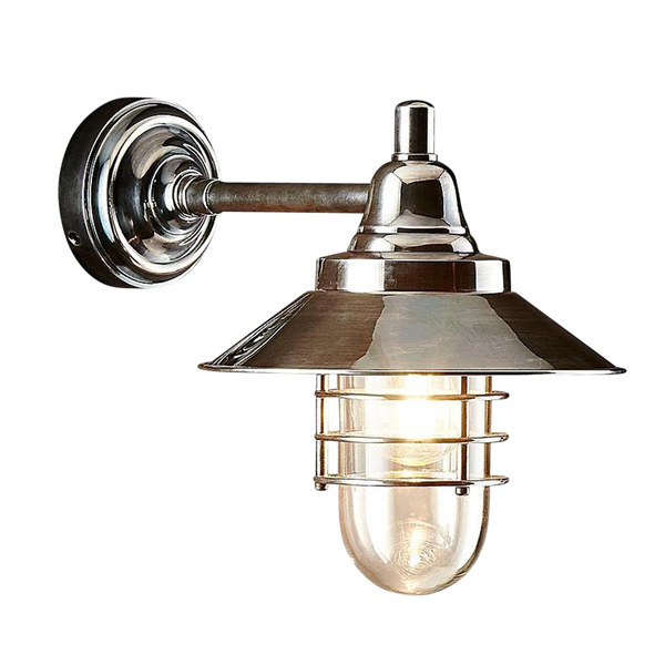 Johns River Outdoor Wall Sconce in Antique Silver COPY