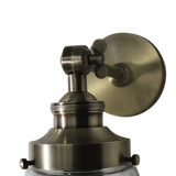 SMITH&SMITH Lighting Sydney Marion Antique Brass Sconce Wall Light Adjustable arm view