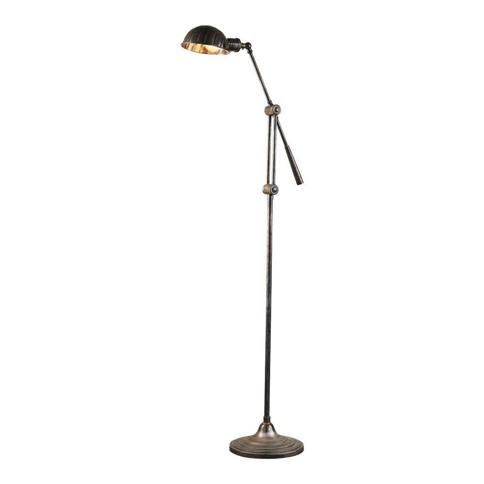Calais Floor Lamp Antique Silver ELPIM57025AS
