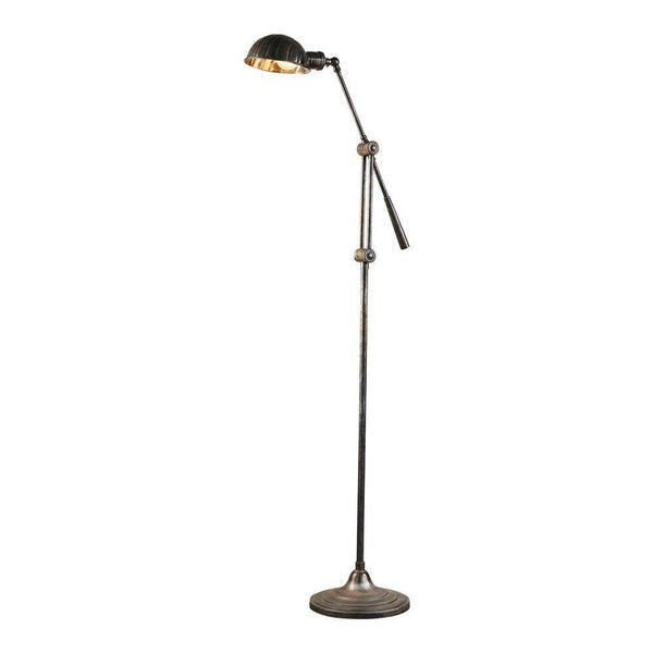 Calais Floor Lamp Antique Silver