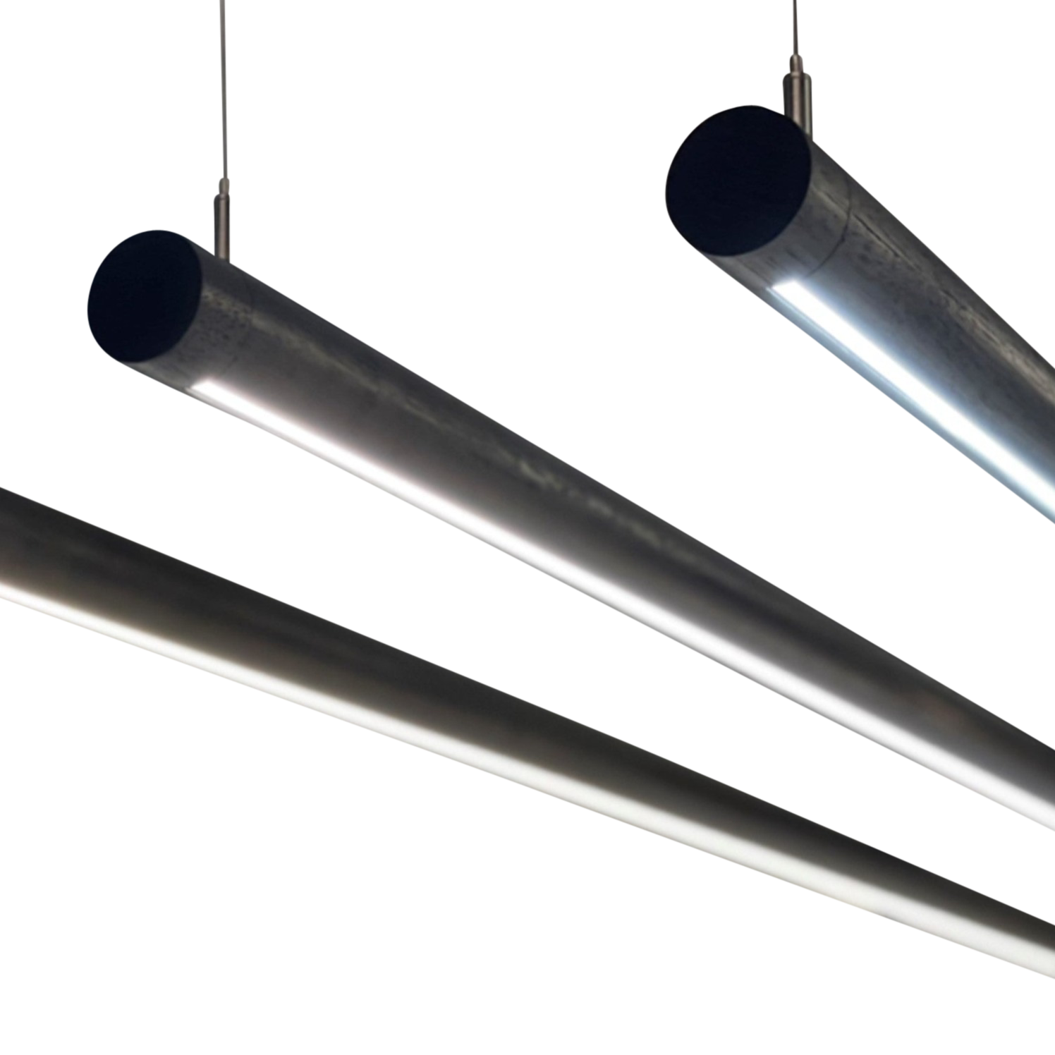 Simpson Australian Timber Linear LED Pendant Lamp (Black Finish)