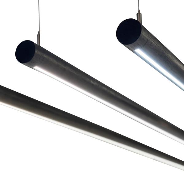 Simpson Australian Timber Linear LED Pendant Lamp (Black Finish)