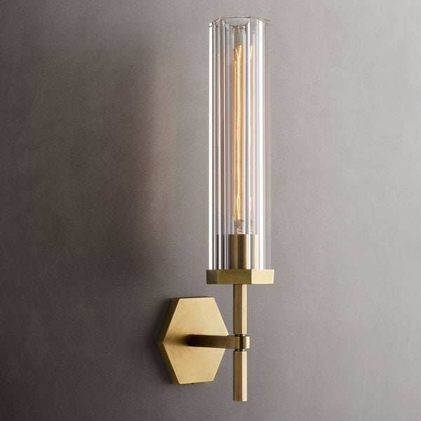 Stirling Brass Wall Lamp (H490mm)