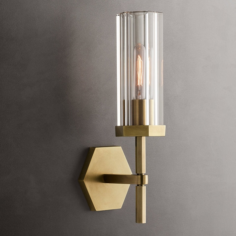 Stirling Brass Wall Lamp (H370mm)