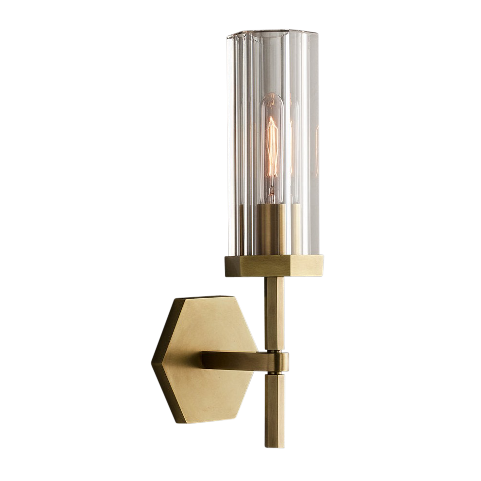 Stirling Brass Wall Lamp (H370mm)