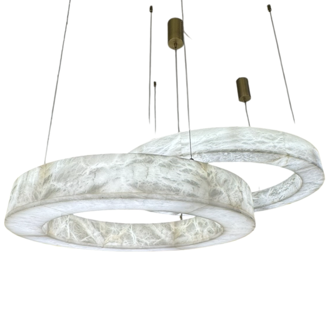 Neves Alabaster Ring Chandelier - 600m