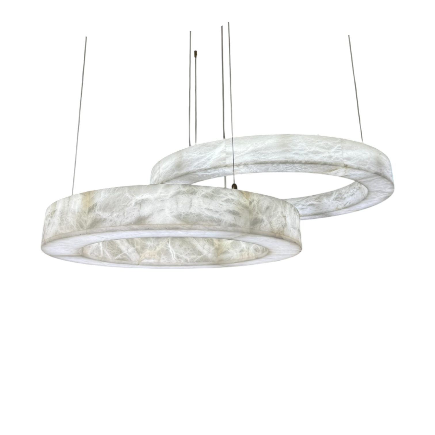 Neves Alabaster Ring Chandelier - 600m