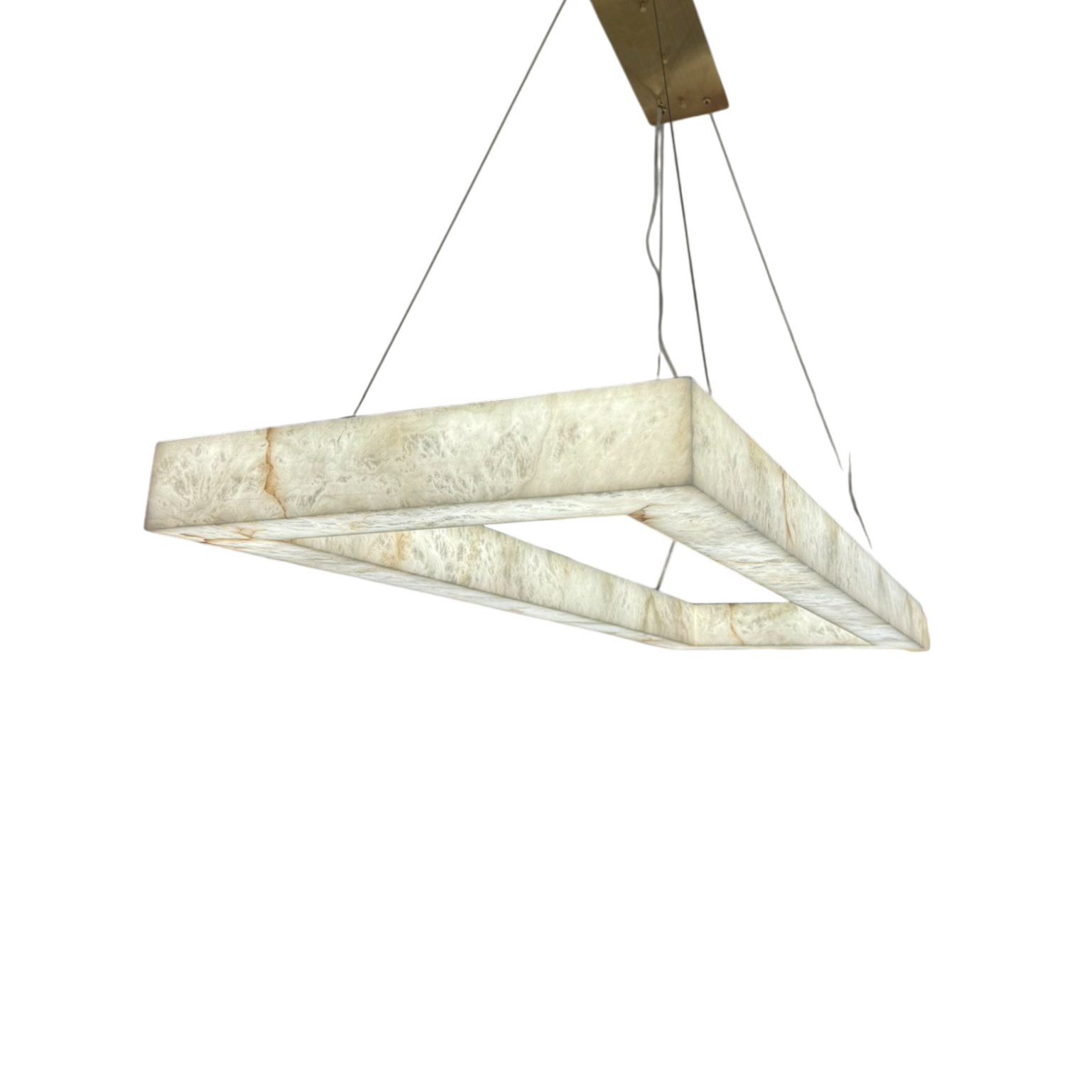 Neves Alabaster Rectangular Chandelier