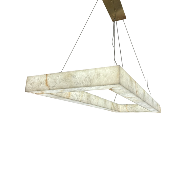 Neves Alabaster Rectangular Chandelier