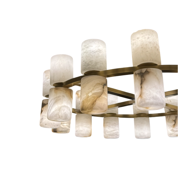 Luzia Alabaster Chandelier - Round