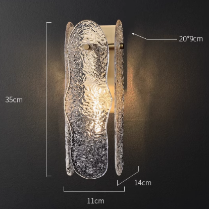 Valentina Organic Glass Wall Lamp