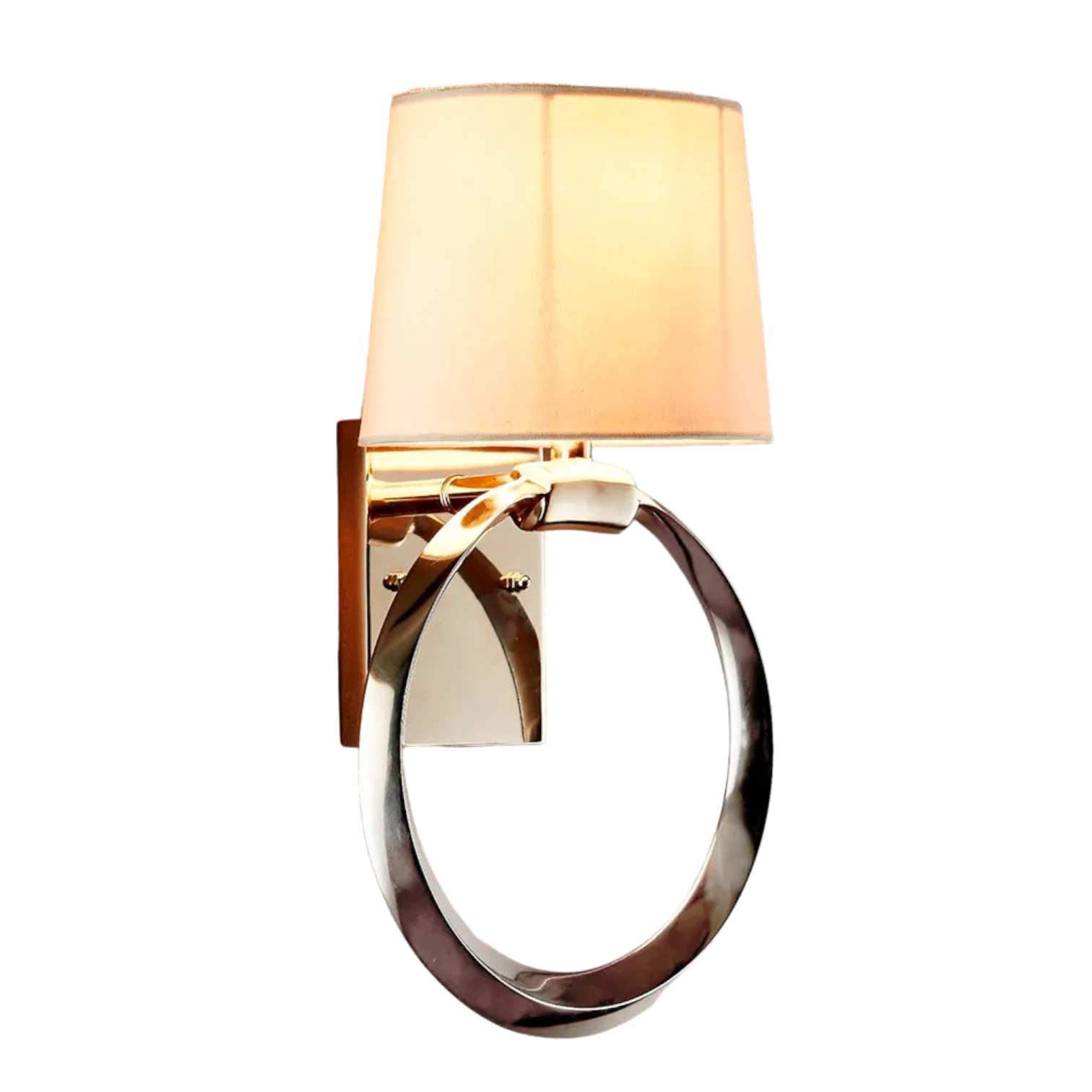 Saratoga Sconce Base Nickel