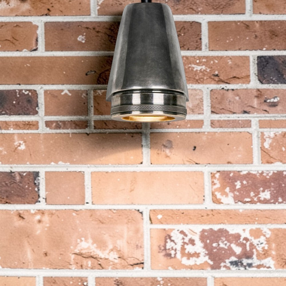 Seaman Outdoor Wall Light Antique Silver