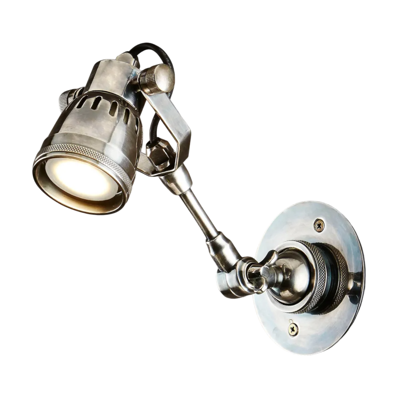 Seattle Long Arm Wall Light Silver