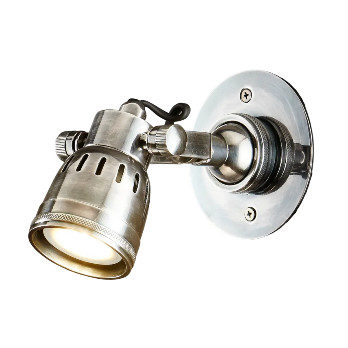 Seattle Short Arm Wall Light Silver