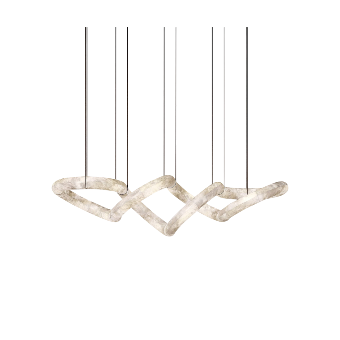 Serpiente Spanish Alabaster Chandelier