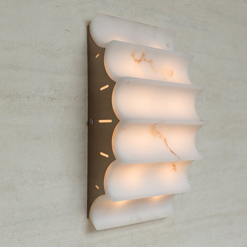 Nalara Tiered Alabaster Sconce