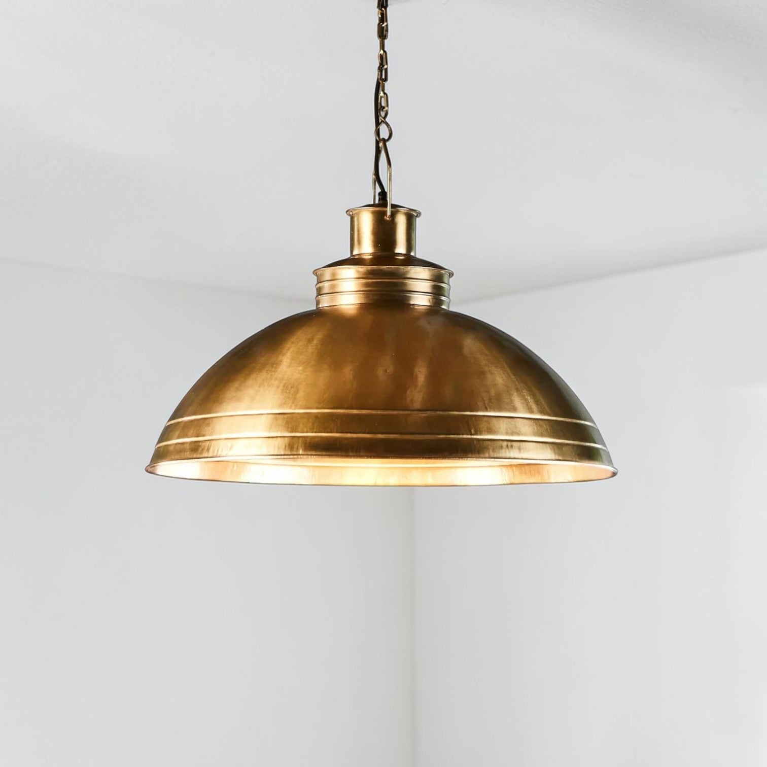 Sheldon Ceiling Pendant Antique Brass ZAF10218BR