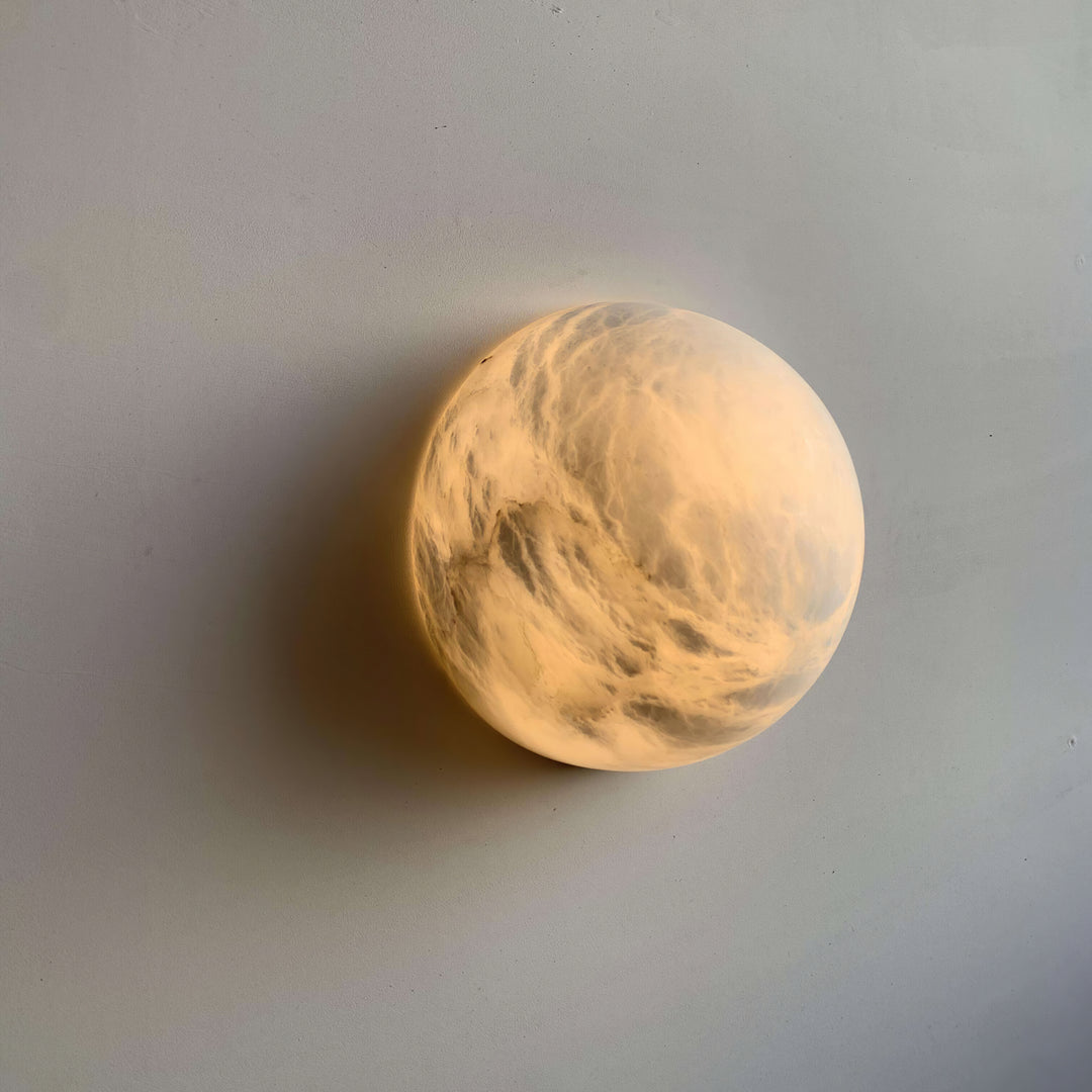 Calorae Alabaster Wall Sconce - Small