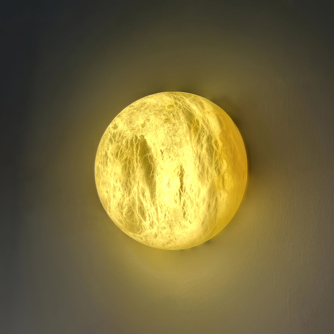 Calorae Alabaster Wall Sconce - Small