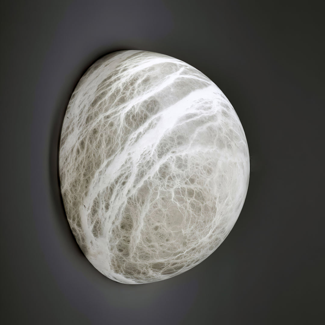 Calorae Alabaster Wall Sconce - Small