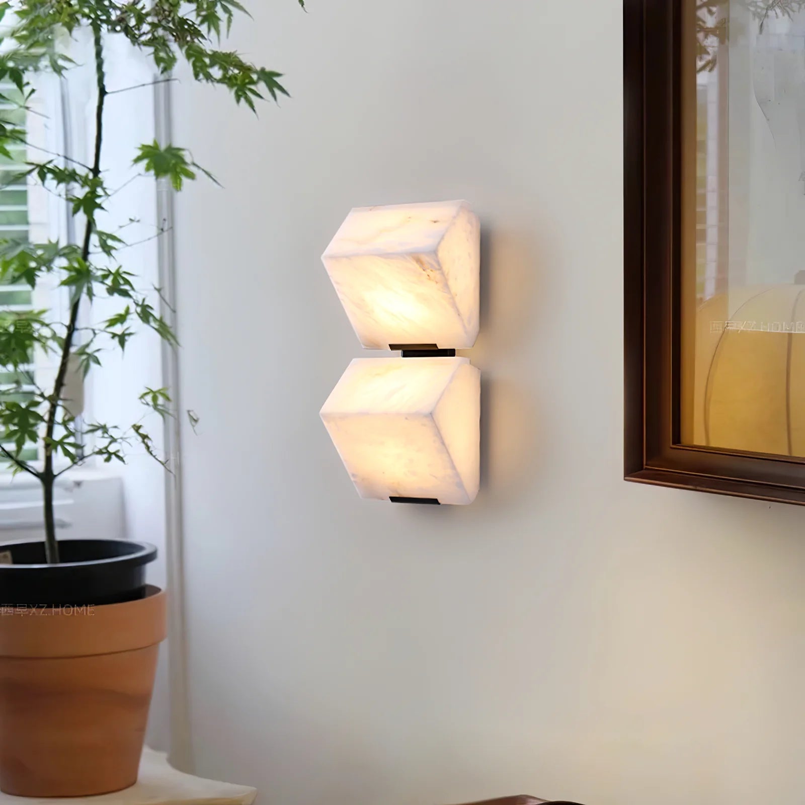 Sofia Multi-lamp Alabaster Wall Sconce