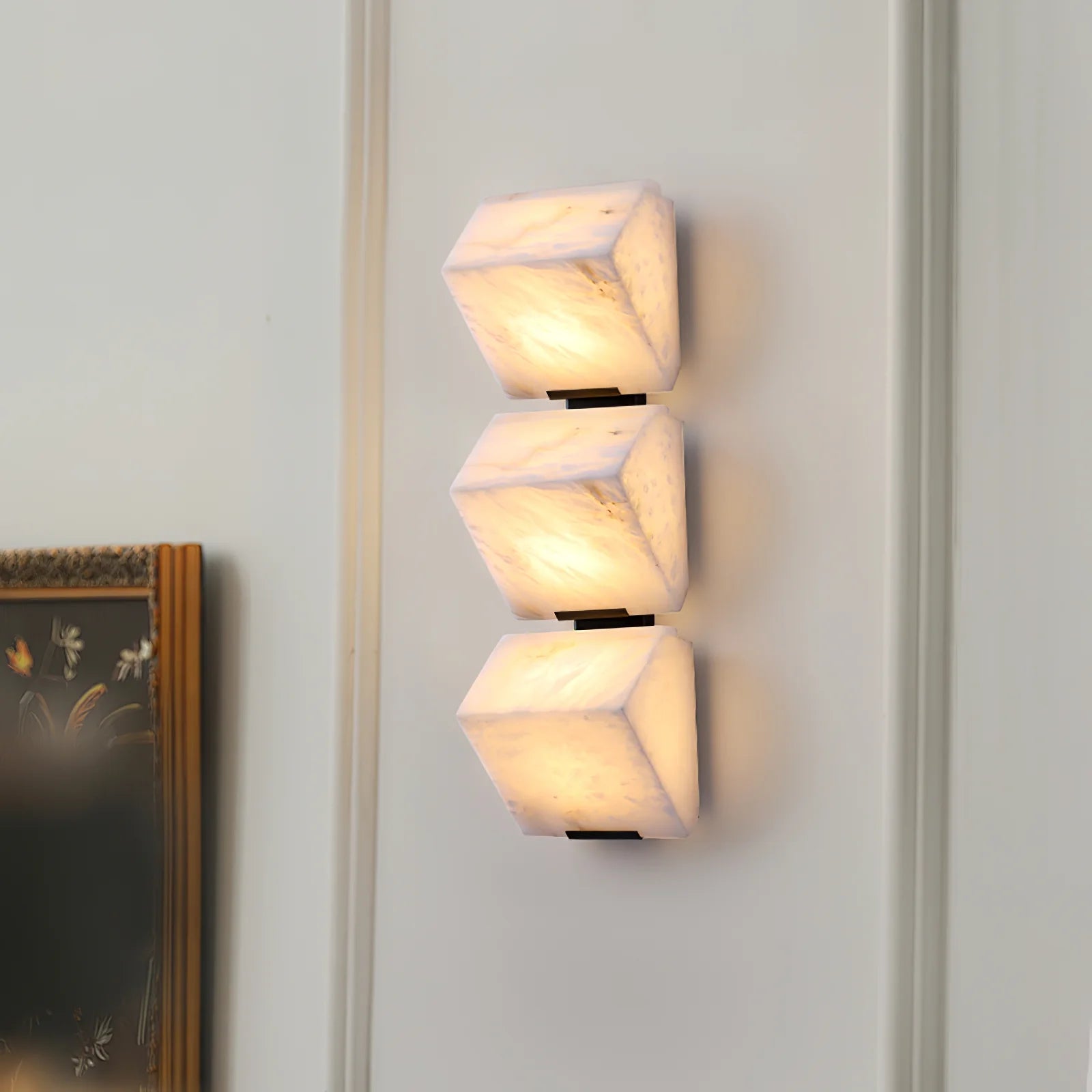 Sofia Multi-lamp Alabaster Wall Sconce