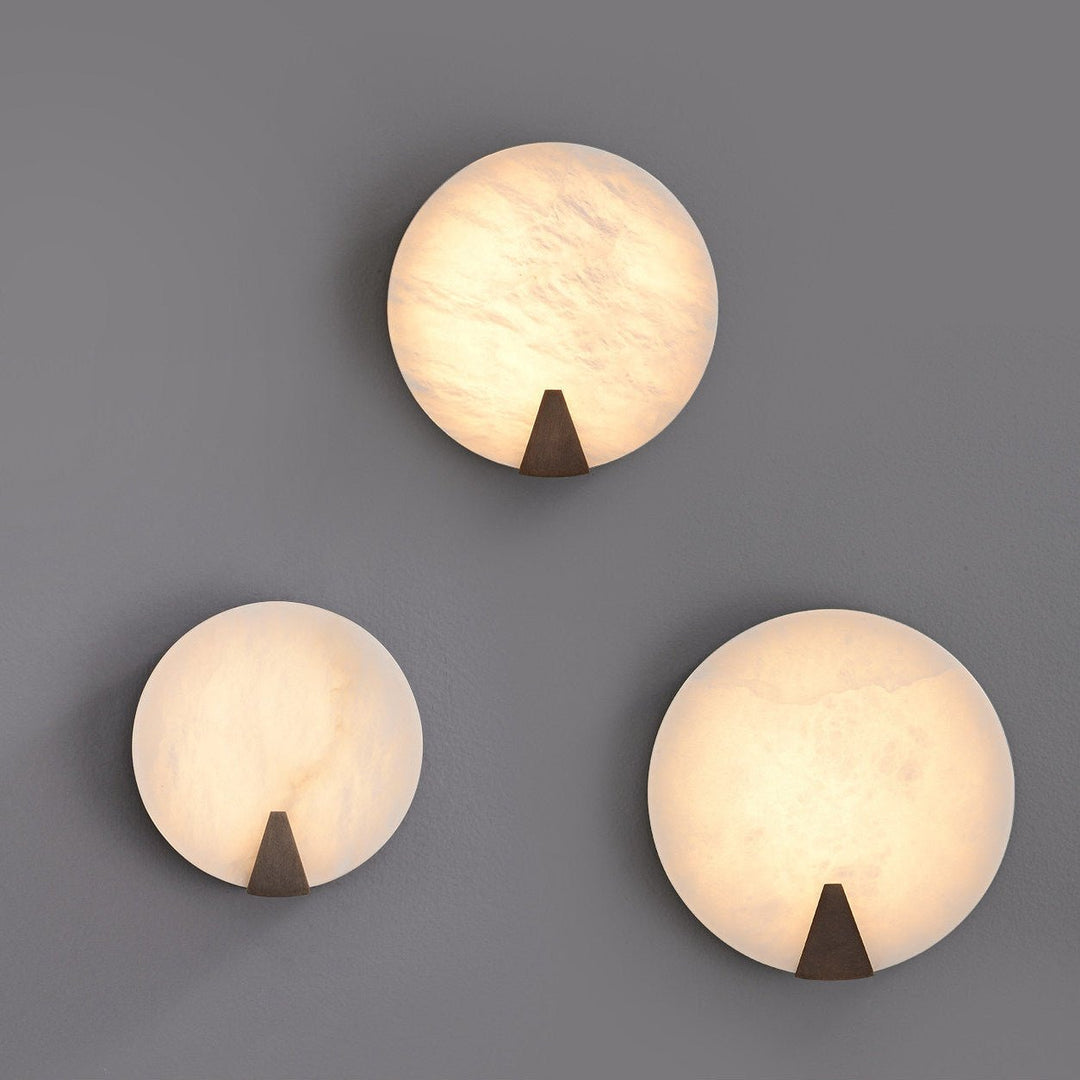 Seron Halo Alabaster Wall Light - Large