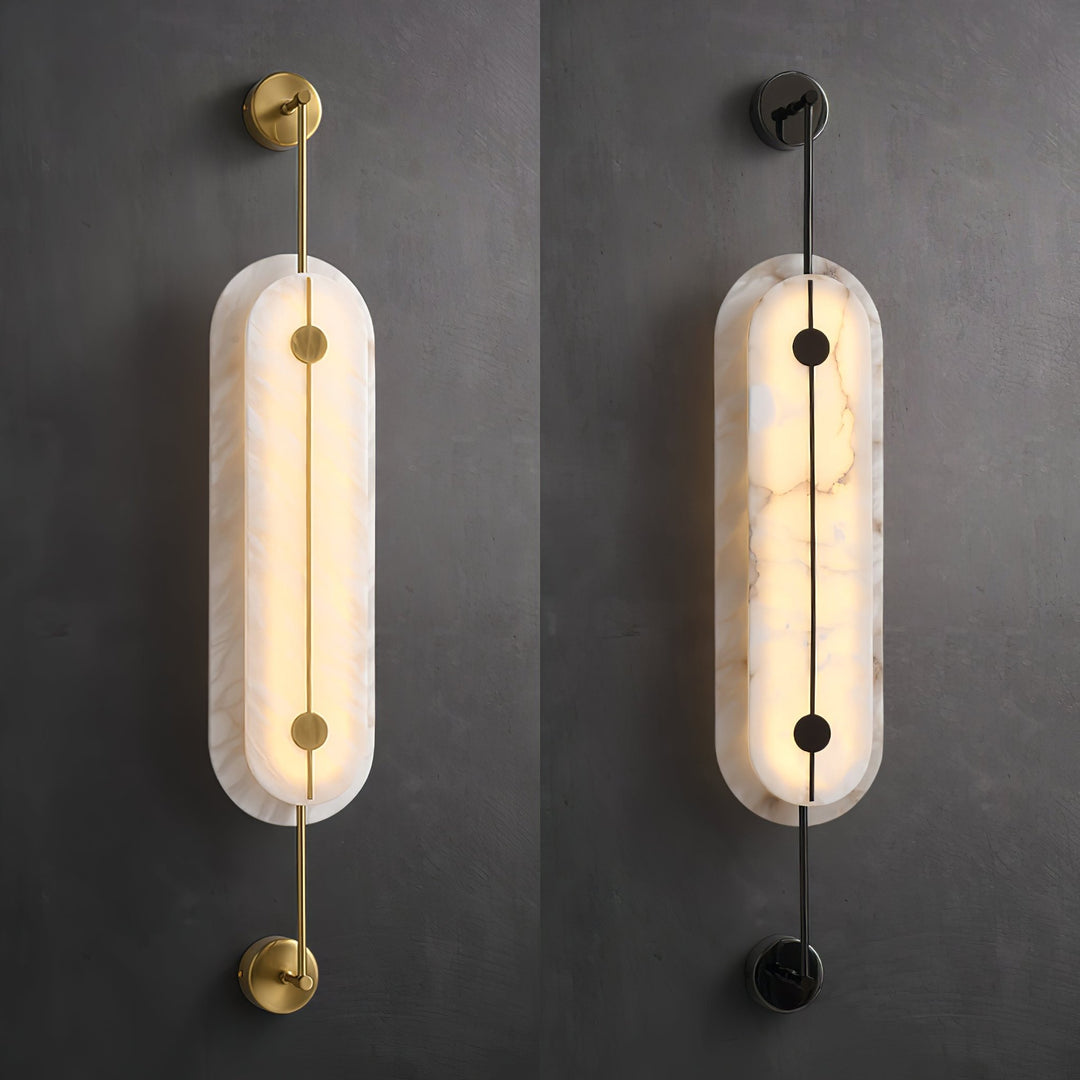 Cumbre Alabaster Wall Sconce - Medium